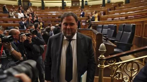 Imagen de Oriol Junqueras en el Congreso (Archivo)