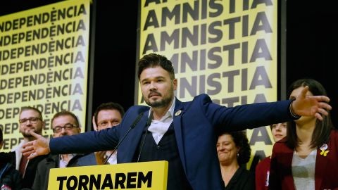 El cabeza de lista al Congreso por ERC, Gabriel Rufi&aacute;n