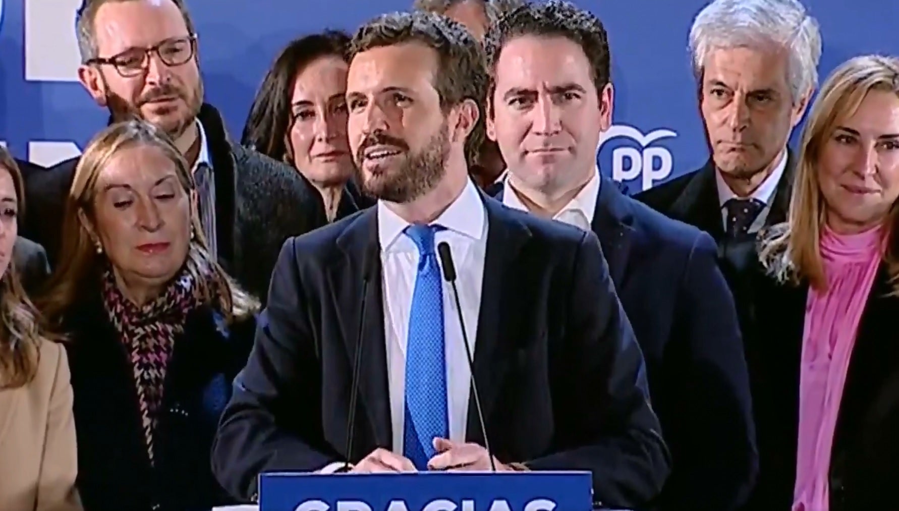 Pablo Casado: "Sánchez ha perdido su referéndum y debería valorar qué hacer en el futuro" Pablo Casado: "Sánchez ha perdido su referéndum y debería valorar qué hacer en el futuro"
