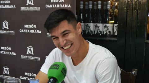 Diego Gonz&aacute;lez, jugador del M&aacute;laga CF