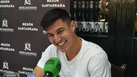Diego González, jugador del Málaga CF Diego González, jugador del Málaga CF