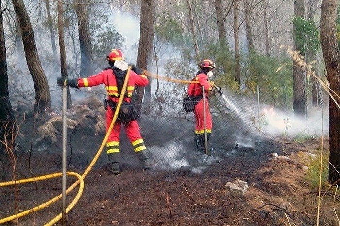 Comienza el juicio por el incendio que arrasó la Serra en 2013 Comienza el juicio por el incendio que arrasó la Serra en 2013