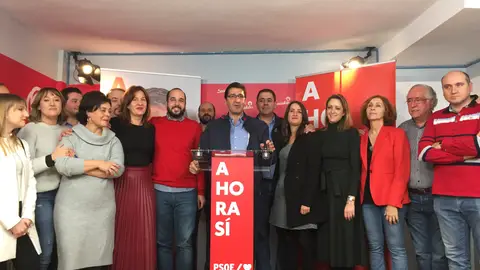 El Psoe celebra la victoria en Ciudad Real El Psoe celebra la victoria en Ciudad Real