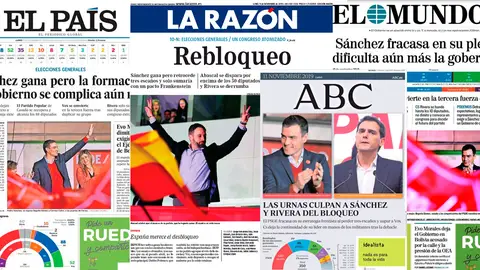 Portadas de los periódicos Portadas de los periódicos