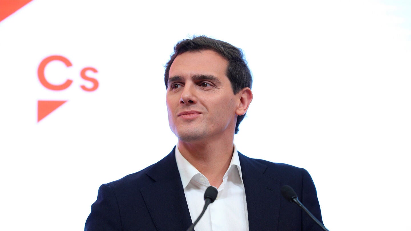 Rivera, durante la comparecencia en la que ha anunciado que deja la política