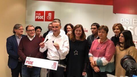 Representantes del PSIB tras los resultados del 10-N 