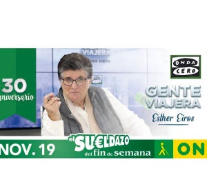 Cupón de la ONCE conmemorativo de los 30 años de Gente Viajera Cupón de la ONCE conmemorativo de los 30 años de Gente Viajera