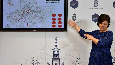 Pilar Zamora ha presentado la nueva relación de obras con cargo al superávit Pilar Zamora ha presentado la nueva relación de obras con cargo al superávit