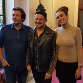 David Palomar, el alcalde de Cádiz y la delegada de Fiestas, durante el anuncio del pregonero David Palomar, el alcalde de Cádiz y la delegada de Fiestas, durante el anuncio del pregonero
