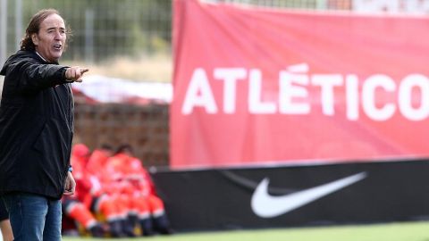 Pablo L&oacute;pez, entrenador del Atl&eacute;tico de Madrid femenino