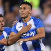 Óscar Rodríguez, jugador de Leganés Óscar Rodríguez, jugador de Leganés