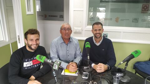 &Oacute;scar Garc&iacute;a con Julio Rodr&iacute;guez y Coco