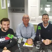 Óscar García con Julio Rodríguez Óscar García con Julio Rodríguez
