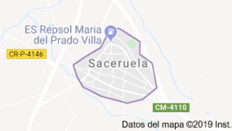 Saceruela hundimiento carretera