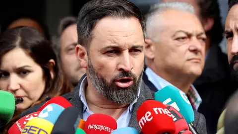 El líder de Vox, Santiago Abascal El líder de Vox, Santiago Abascal