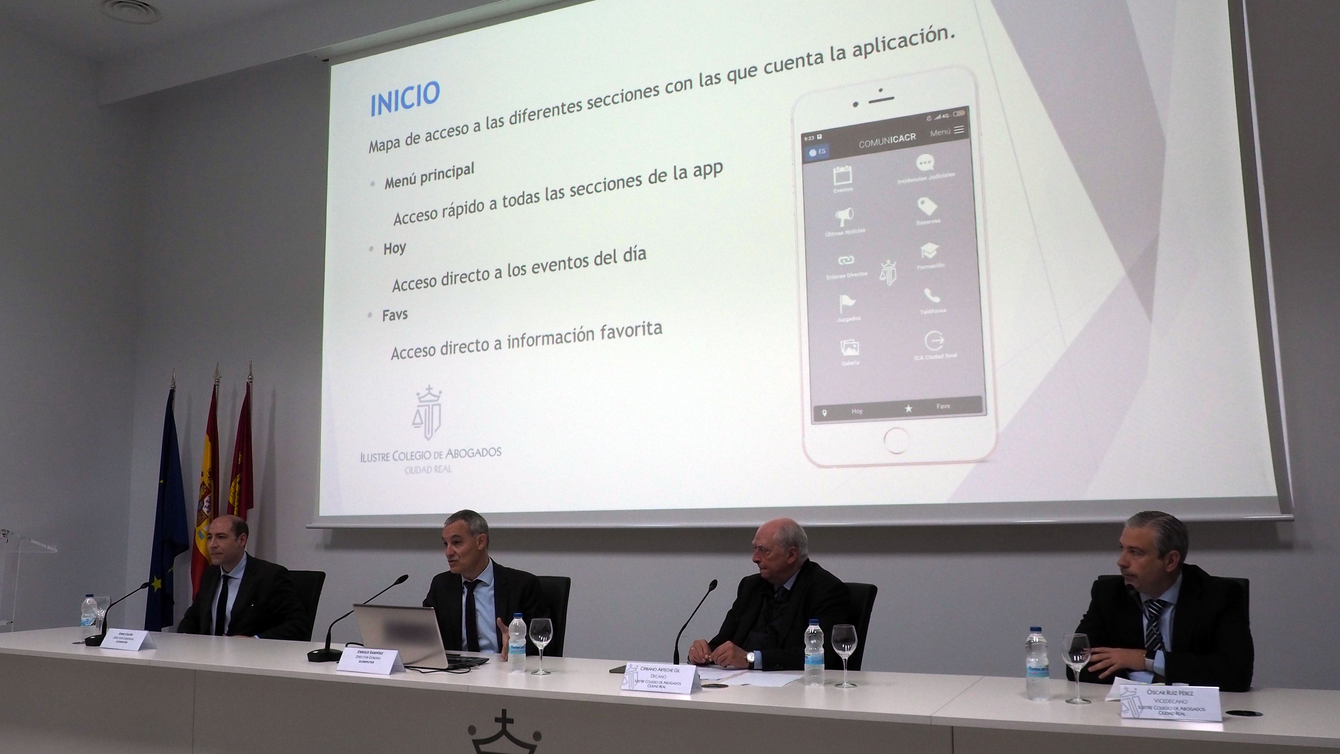 "ComunicaCR", una APP que se pone a disposición de los abogados de Ciudad Real "ComunicaCR", una APP que se pone a disposición de los abogados de Ciudad Real