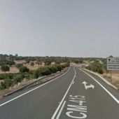 El hundimiento se produjo en la carretera que une Saceruela con Almadén