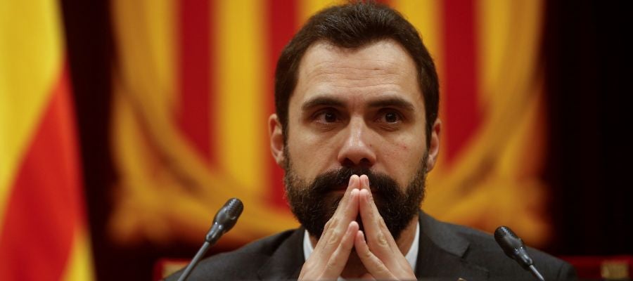 El presidente del Parlament de Cataluña, Roger Torrent El presidente del Parlament de Cataluña, Roger Torrent