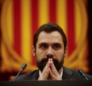 El presidente del Parlament de Cataluña, Roger Torrent El presidente del Parlament de Cataluña, Roger Torrent