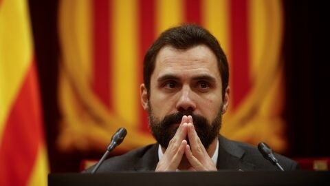 El presidente del Parlament de Catalu&ntilde;a, Roger Torrent