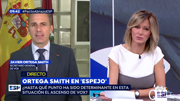 Ortega Smith, sobre el acuerdo PSOE-Podemos: "Es terrorífico, con lo peor de la política" Ortega Smith, sobre el acuerdo PSOE-Podemos: "Es terrorífico, con lo peor de la política"