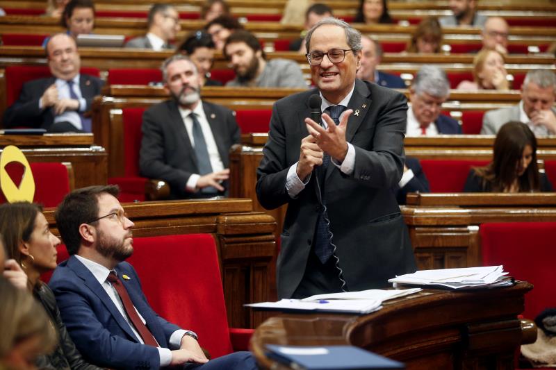 Torra pide a Sánchez que le llame y anuncia que pronto convocará la mesa de partidos Torra pide a Sánchez que le llame y anuncia que pronto convocará la mesa de partidos