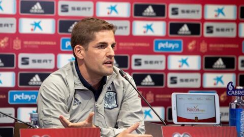 Robert Moreno, seleccionador espa&ntilde;ol. 