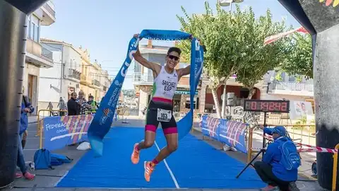 Maje Sánchez, campeona autonómica de duatlón en 2019. DUATLÓN