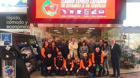 Claudio Express abre un novo supermercado en Castad&oacute;n, Pereiro de Aguiar