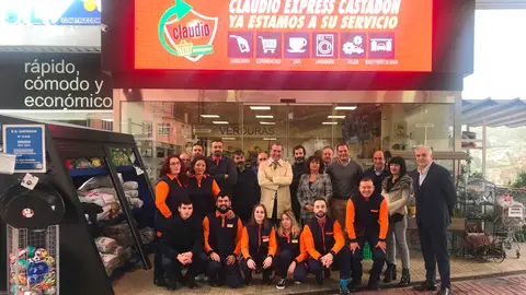 Claudio Express Castadón Claudio Express abre un novo supermercado en Castadón, Pereiro de Aguiar