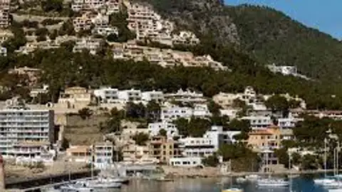 Vistas al puerto de Andratx en mallorca Andratx