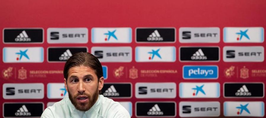 El capitán de la Selección Española, Sergio Ramos. El capitán de la Selección Española, Sergio Ramos.