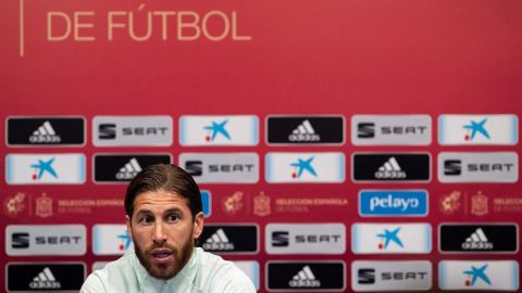 El capit&aacute;n de la Selecci&oacute;n Espa&ntilde;ola, Sergio Ramos. 