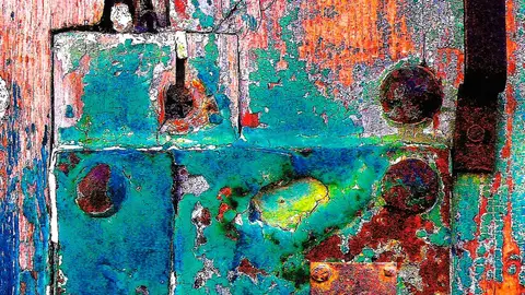 Fotografía de la exposición ‘Las puertas del color’. Fotografía de la exposición ‘Las puertas del color’.