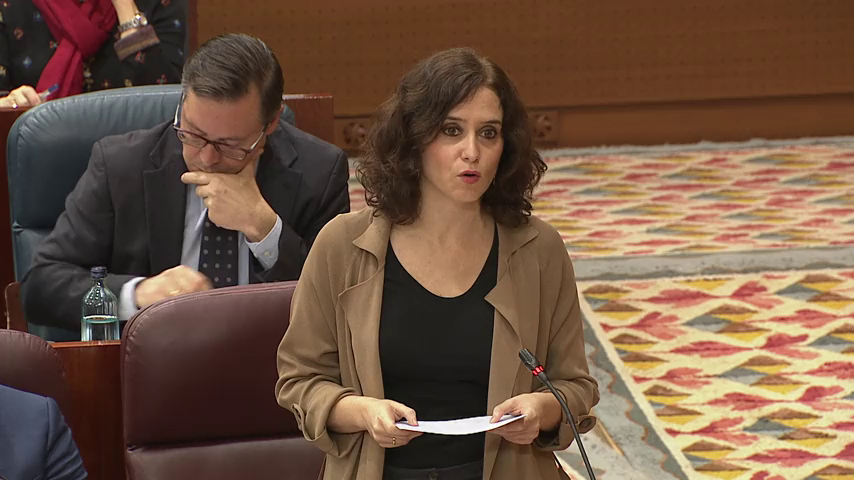 "Dios no me hizo perfecta y por eso no soy de Vox", la respuesta de Ayuso a Monasterio sobre el aborto "Dios no me hizo perfecta y por eso no soy de Vox", la respuesta de Ayuso a Monasterio sobre el aborto