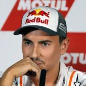 Jorge Lorenzo, en la rueda de prensa de sus despedida Jorge Lorenzo, en la rueda de prensa de sus despedida