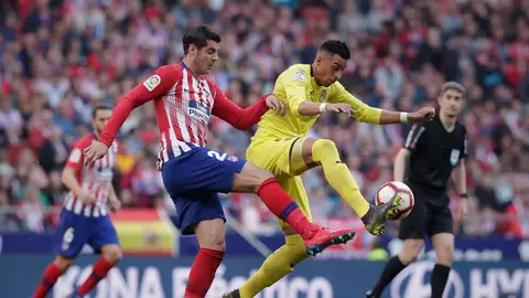Partido entre el Atlético de Madrid y el Villarreal Partido entre el Atlético de Madrid y el Villarreal