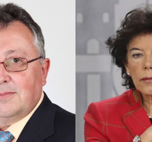 Pedro José Caballero e Isabel Celaá Pedro José Caballero e Isabel Celaá