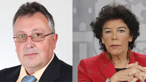 Pedro José Caballero e Isabel Celaá Pedro José Caballero e Isabel Celaá