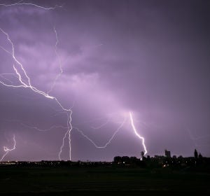 Rayos caídos esta noche en Baleares Rayos caídos esta noche en Baleares