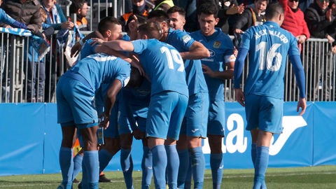 Jugadores de CF Fuenlabrada