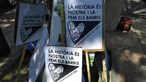 Carteles de protesta de la plataforma Carteles de protesta de la plataforma