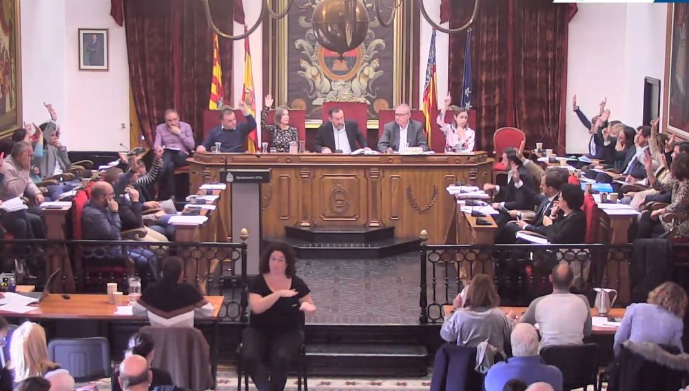 Pleno Municipal de noviembre en Elche.