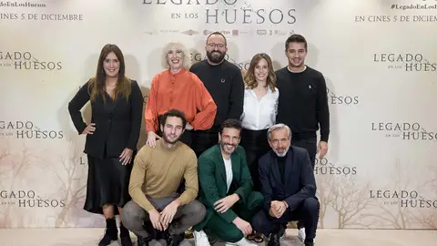 El equipo de 'Legado en los huesos' ESTRENO EL 5 DE DICIEMBRE