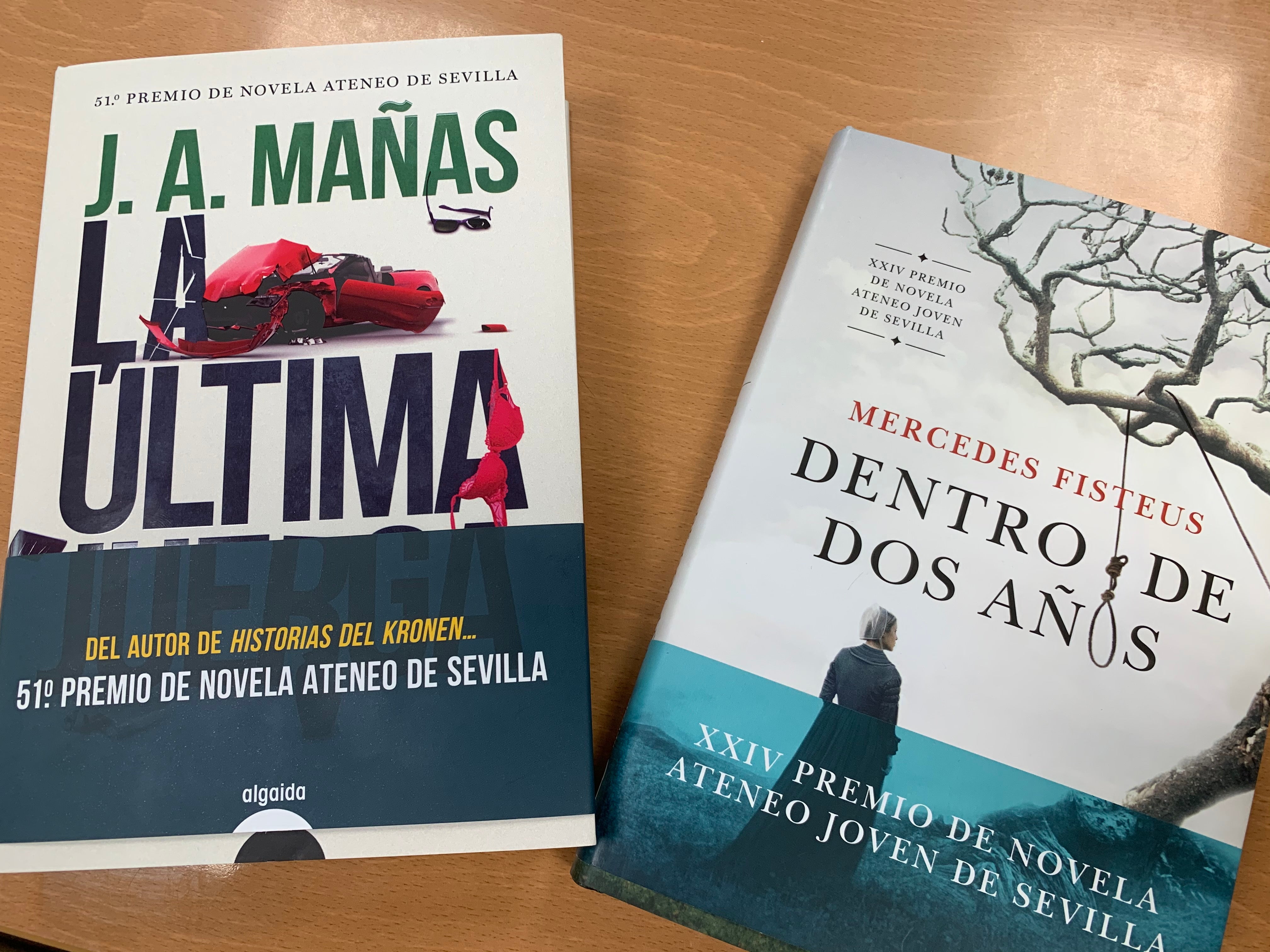 Charlamos con los autores de las novelas ganadoras del certamen: José Ángel Mañas y Mercedes Fisteus Charlamos con los autores de las novelas ganadoras del certamen: José Ángel Mañas y Mercedes Fisteus