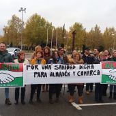 Vecinos de Almadén se han desplazado a Ciudad Real para pedir mejoras sanitarias