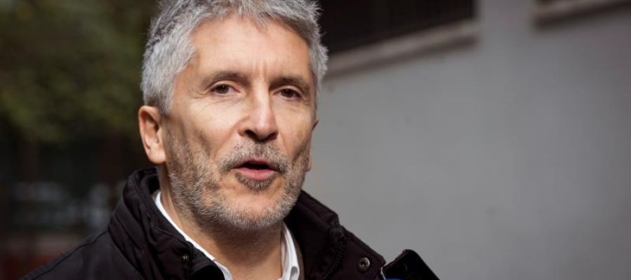 El ministro del Interior en funciones, Fernando Grande Marlaska El ministro del Interior en funciones, Fernando Grande Marlaska
