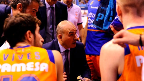 Jaume Ponsarnau, entrenador del Valencia Basket