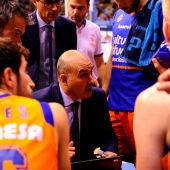 Jaume Ponsarnau, entrenador del Valencia Basket
