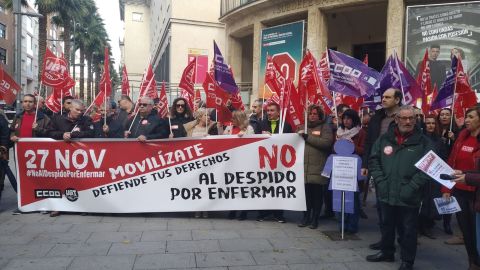 CCOO y UGT se han concentrado frente a la Subdelegaci&oacute;n del Gobierno en Ciudad Real